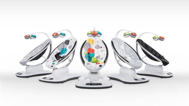 4moms的mamaRoo，是一款透過藍牙控制的智慧嬰兒搖椅。（Source：www.4moms.com）