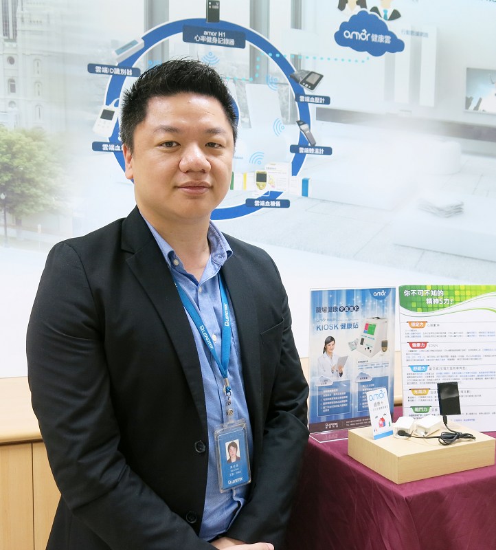 麗臺科技產品經理周歆凱指出，麗臺科技看準醫療市場的發展潛力，在10年前就已投入發展。(攝影／王明德)