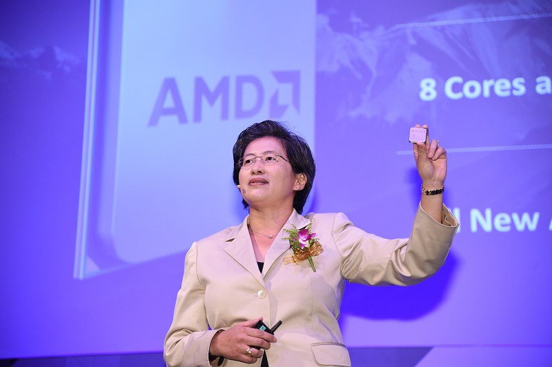 AMD總裁暨執行長蘇姿丰博士親自宣布新款桌上型處理器Zen（Source：AMD）