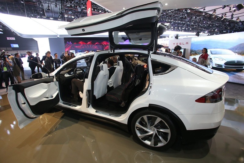 美國電動車廠Tesla推出的電動休旅車Model X鍛造鋁圈，約占所需輪圈總量25％，其他75％屬鑄造鋁圈。(圖片來源：www.wewonwon.com)