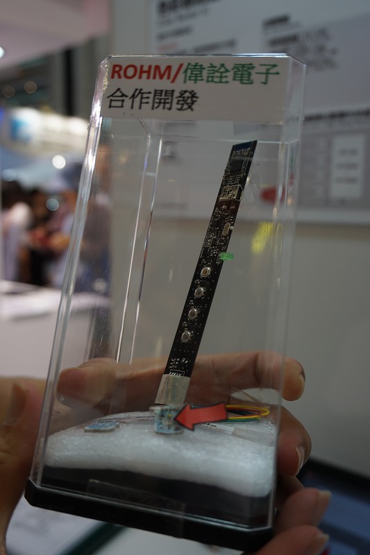 羅姆推出的色彩感測器可應用於彩色筆中，幫助學齡兒童辨別不同的顏色。