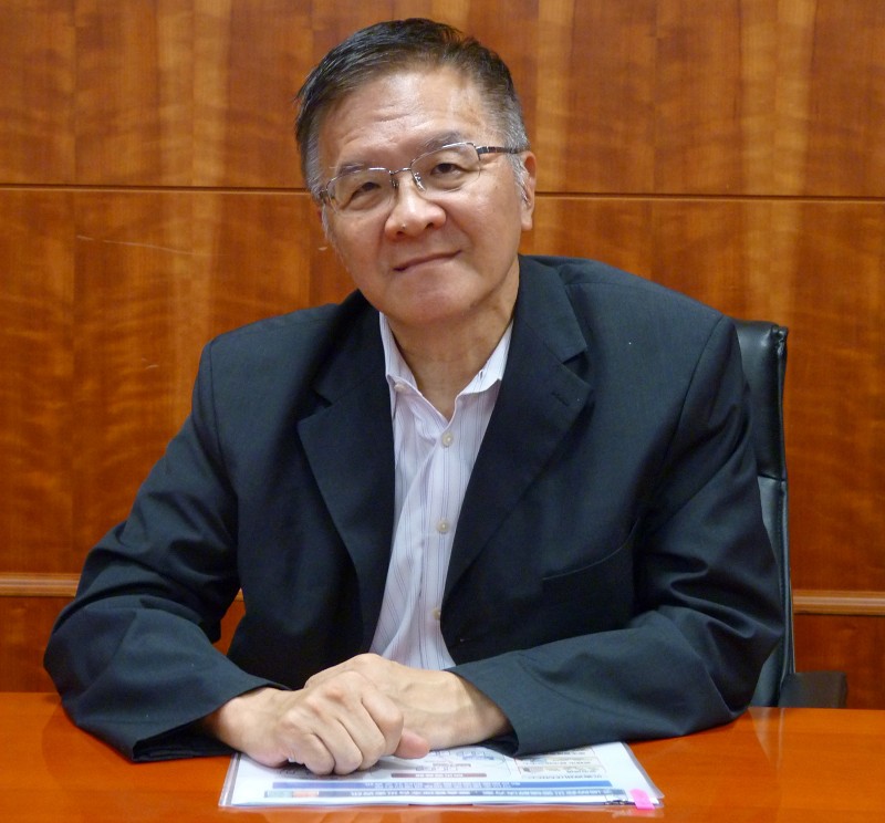 台灣NEC總經理李柏亨表示，當真正災害發生時，基礎建設往往首當其衝，網路有可能無法使用，即便得到了資訊往往也都是片段的。(攝影／邱倢芯)