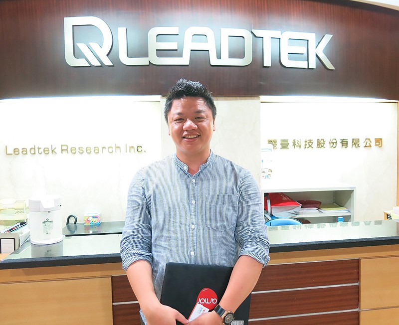 麗臺科技產品經理周歆凱表示，醫療穿戴式產品的演進自醫院到居家，而後再變為個人化產品，此類大數據即可滿足精準醫療的需求。（攝影：邱倢芯）