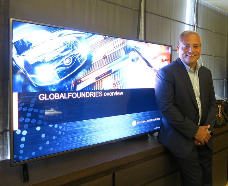 GLOBALFOUNDRIES資深副總裁Thomas Caulfield表示，該公司的製程進展並無落後，只是公司產品策略有所不同。