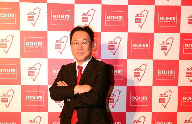 台灣羅姆半導體董事長勝野英和(攝影╱籃貫銘)