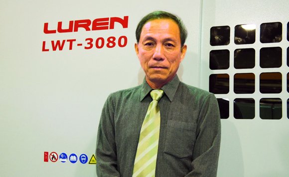 陸聯走過24年，副總張洸溶強調關鍵技術自己研發的硬道理。（攝影／王景新）