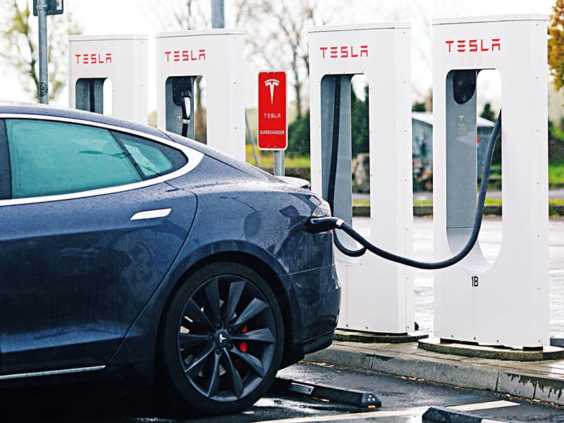 特斯拉的快速充電站也有在台灣設置(source: Wired)。