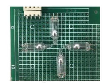 模擬重力感測器的雙軸水銀開關
