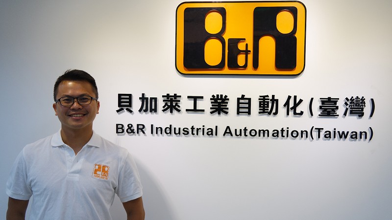 陳騰宇現為貝加萊工業自動化公司台灣辦事處經理。（攝影／王景新）