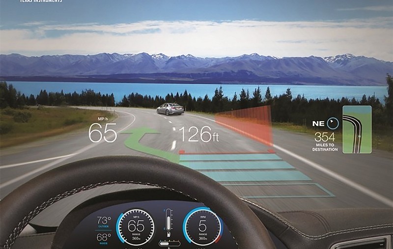 HUD車用顯示器（source: leiphone）