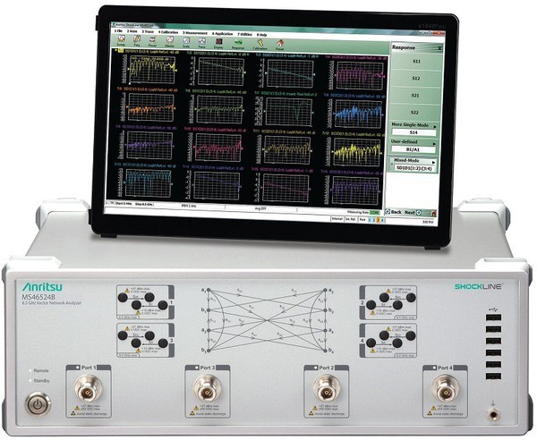安立知ShockLine高性能4埠向量網路分析儀＜圖片來源：anritsu.com＞