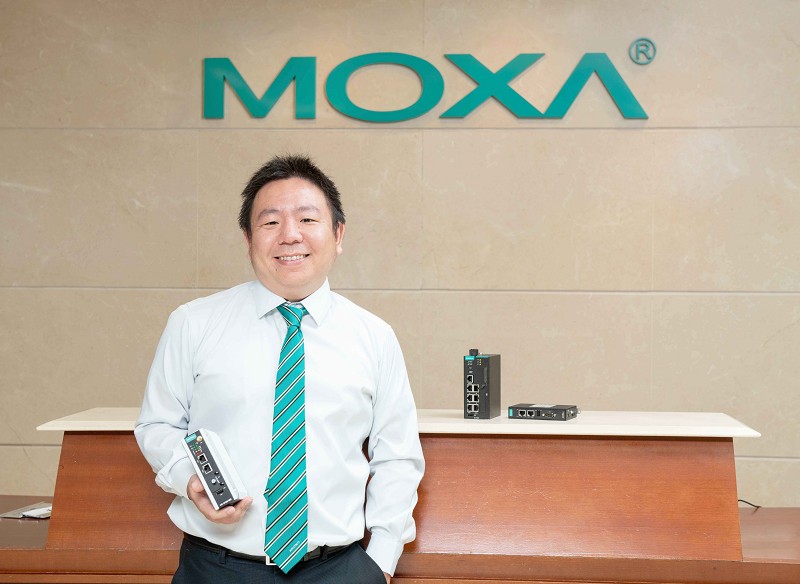 Moxa工業物聯網解決方案處專案副理徐則平。(攝影/鄭人和)
