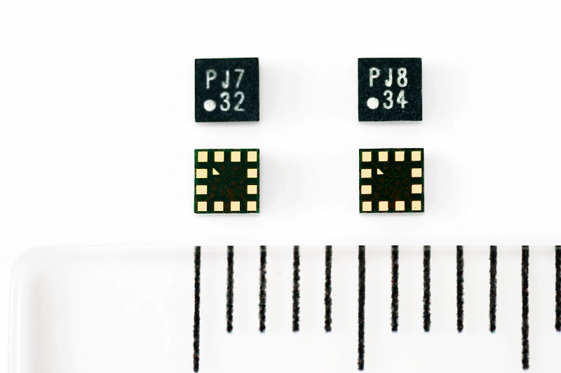 加速度感測器KX132-1211和KX134-1211，適用於工控裝置和穿戴式裝置等需要高精度且低功耗之動態感測應用。（source：ROHM）