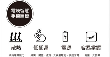 電競智慧手機目標。（source:夏普）