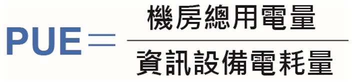 PUE值的計算十分簡單易懂。