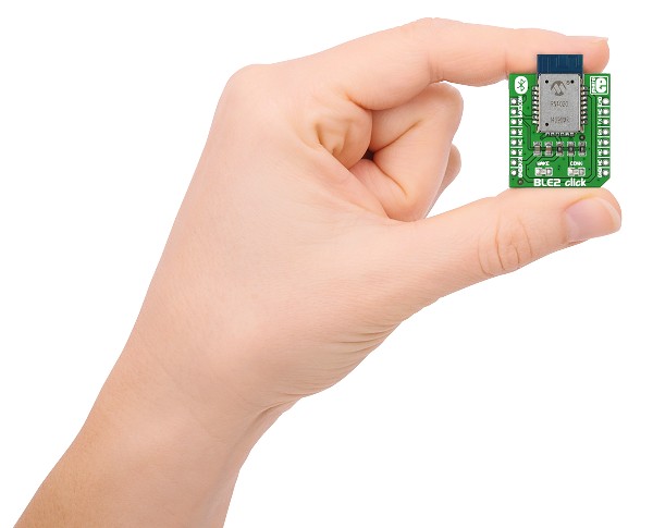 MikroElektronika BLE2 click板可輕鬆整合到許多通用開發平台中。