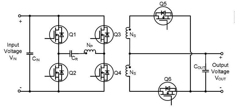 正弦振幅轉換器簡化電路。（source：Vicor）