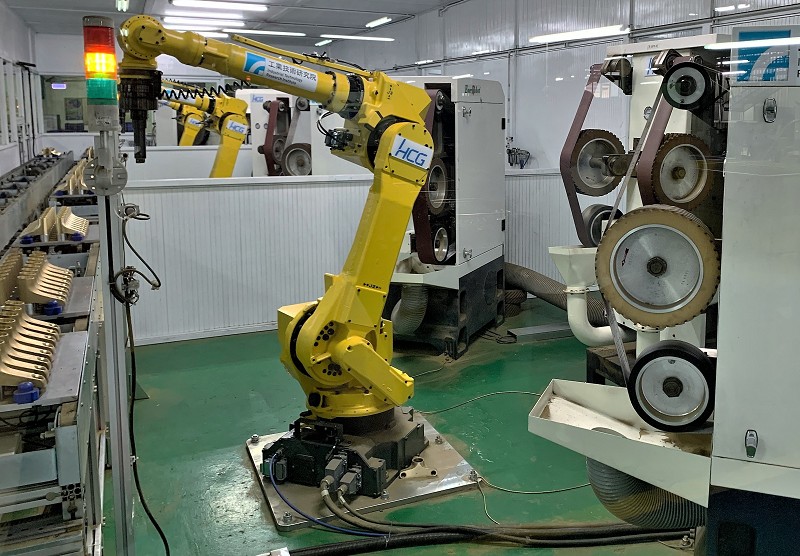 工研院與和成欣業目前持續導入AI和視覺／力覺感測器等科技來最佳化機器人功能，提升水五金產業生態，以利轉型高階產品市場。（source：工研院）