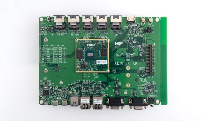 恩智浦的i.MX 8M Plus應用處理器評估套件。（source：NXP）