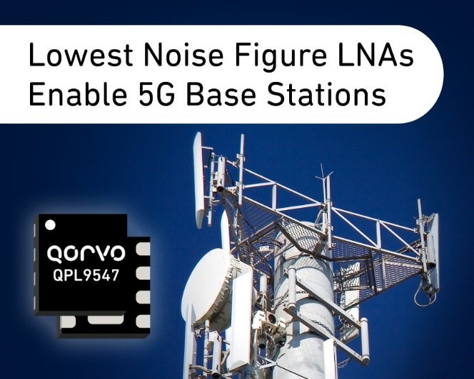 Qorvo QPL9547為第三代高性能低噪聲放大器(LNA)。(source：Qorvo)