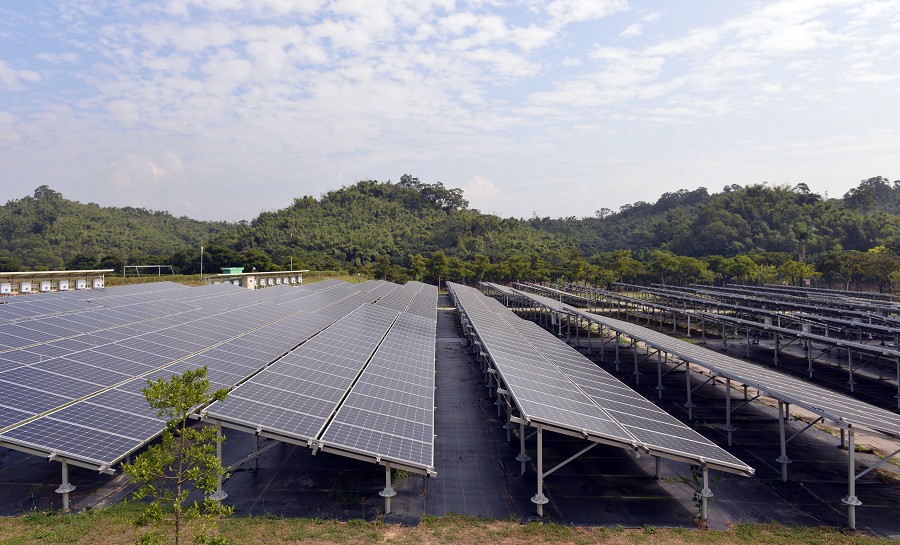 工研院六甲院區微電網以太陽能做為綠電主力。(Source：工研院)