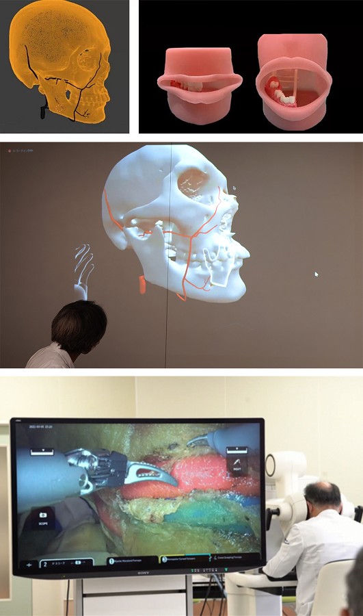 驗證實驗中使用的3D影像和3D列印模型與現場（source：神戶市政府）