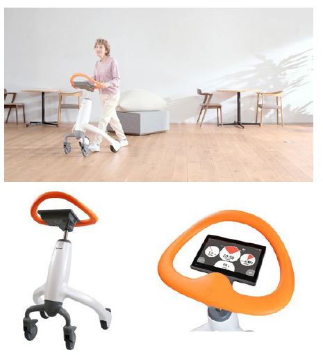 Panasonic Walk Training Robot透過AI運動復健支援系統結合自動化及數位化的創新服務，提升照護的成效。（source：Panasonic）