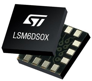 慣性感測器LSM6DSOX具有機器學習的核心。