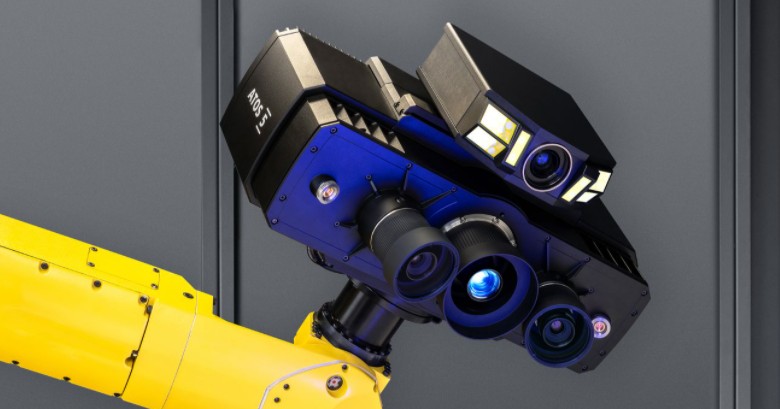 ATOS 3D光學掃描系統的實體圖