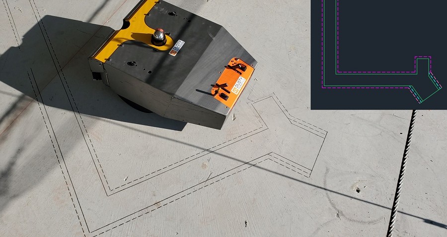 OLogic為客戶設計了許多不同的行動機器人，包括Dusty Robotics（上圖）。 Dusty消除了將建築平面圖標註在施工現場的傳統的、勞動密集型過程，在施工現場程式設計的機器人可自動完成該任務。
