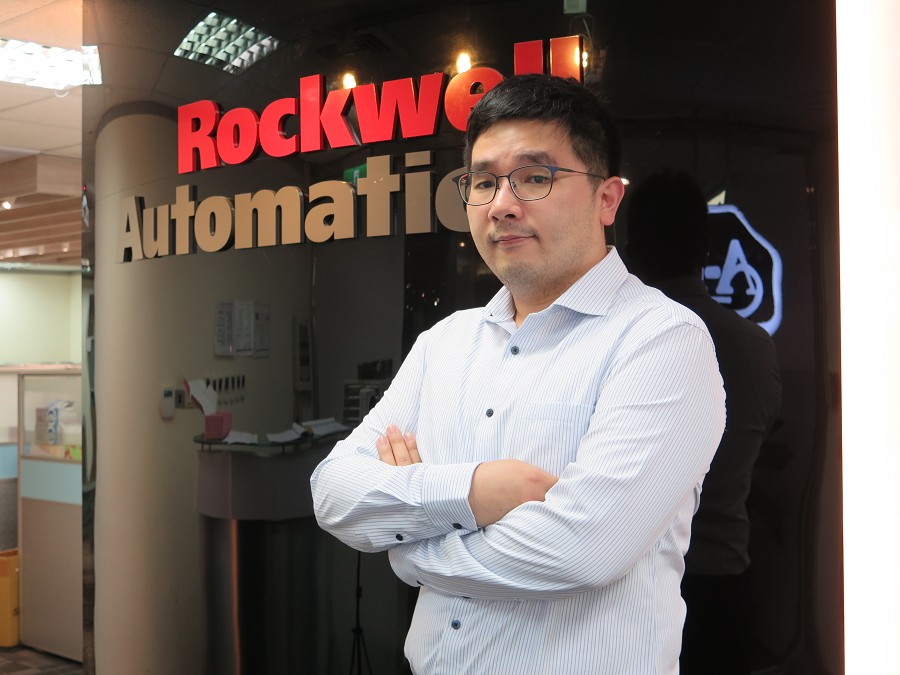 台灣洛克威爾智慧製造應用發展經理王展帆（攝影／王岫晨）