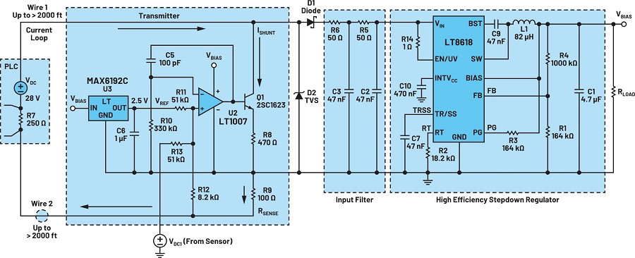 以LT8618作為直流電源的電流迴路