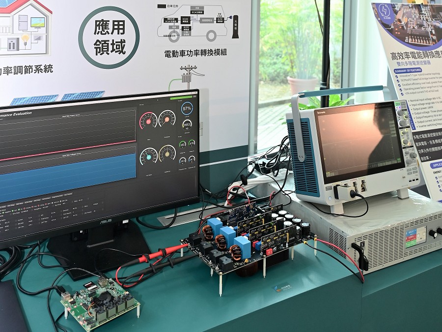 現今國際大廠均紛紛投入擴大化合物半導體產線以增加產能，雷射可在半導體從前段磊晶到後段封裝等多道製程中扮演重要角色。（攝影：陳念舜）
