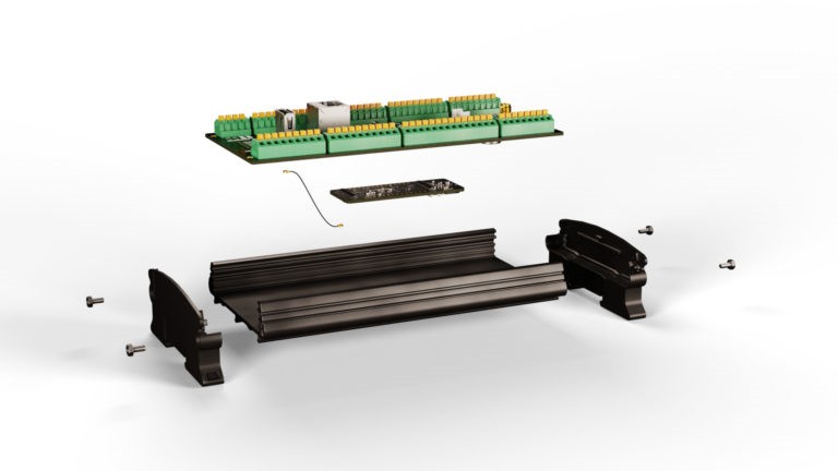 Portenta H7控制板位於Portenta Machine Control下方（source：Arduino官網）