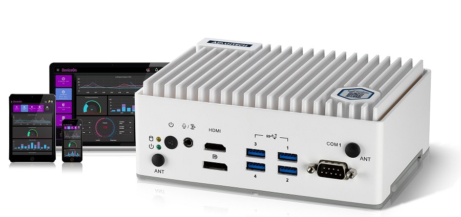 研華EI-52採用英特爾第11代邊緣智慧系統，配備邊緣X API和WISE-Device On。(source:研華)