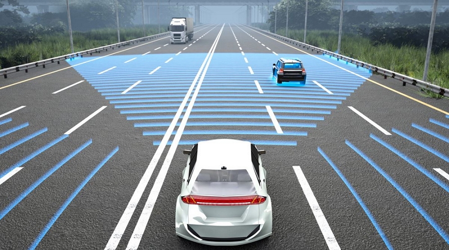 V2V通信允許車輛之間相互交換資訊，包括位置、速度、方向和警報等。（source：artilux）