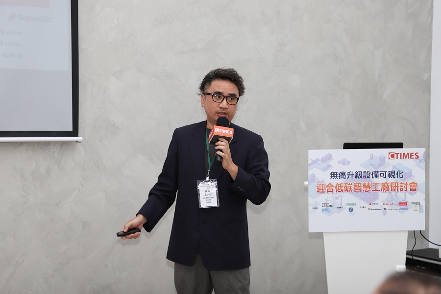 凌華科技智能機械產品管理部產品經理何思坦