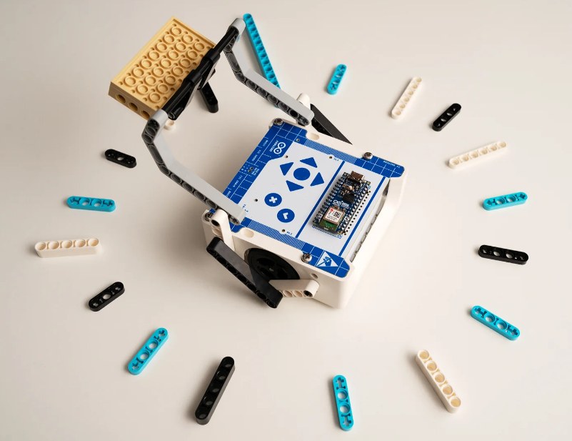 Arduino Alvik支援樂高Technic積木零件（圖片來源：Arduino官網）
