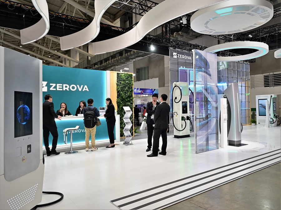 ZEROVA看準近年全球電動車充電樁設備的跨市場發展，提供多種產品有助實現永續運輸願景。（攝影：陳念舜）