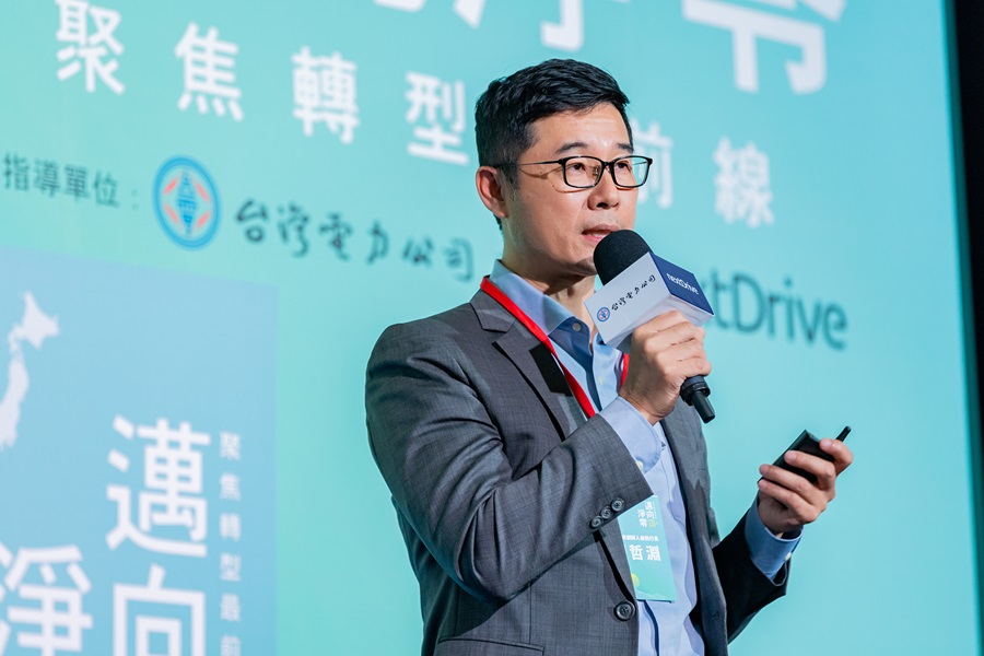 聯齊科技推表後儲能。圖為聯齊科技執行長顏哲淵。