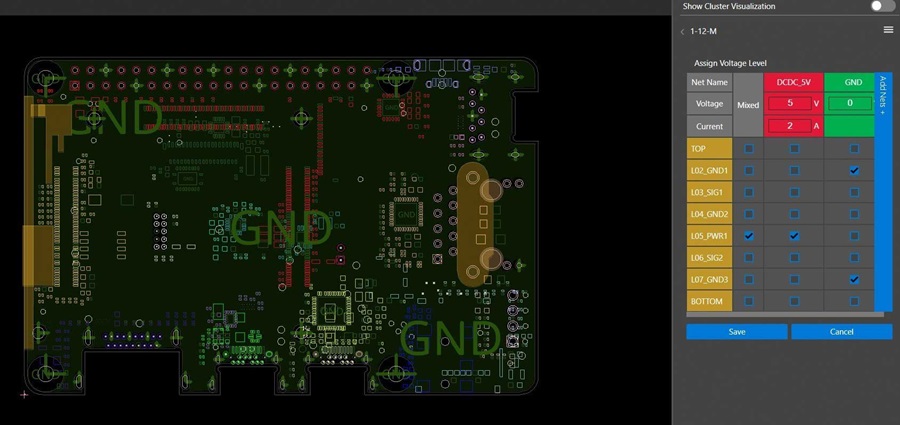 Cadence的Allegro X AI設計平台，支援複雜的高速、高密度 PCB 設計。（source：Cadence）