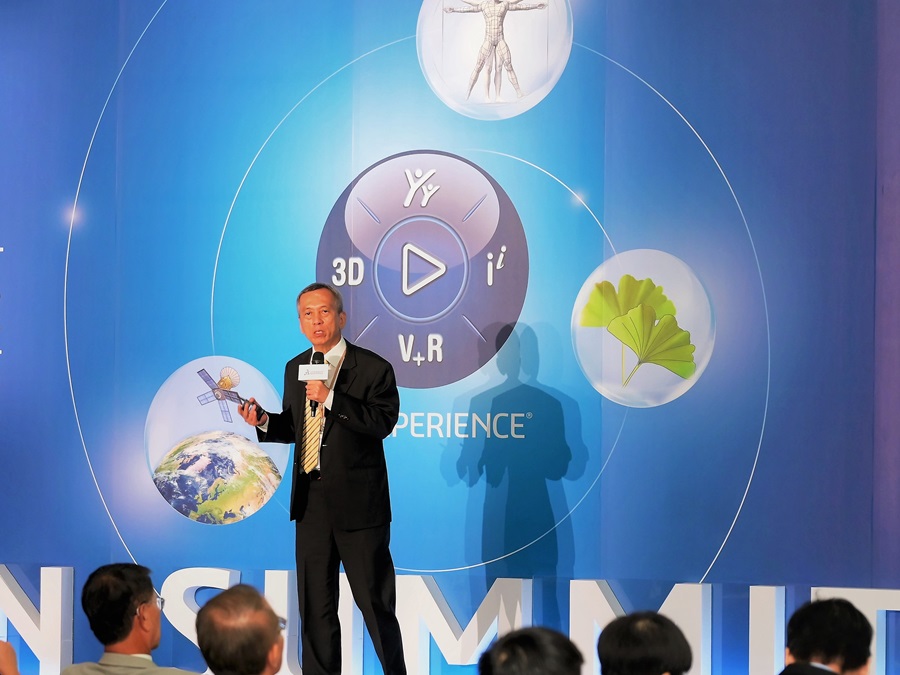 達梭系統臺灣資深技術經理許欲生表示，在當今競爭日益激烈的市場中，產品設計師必須突破傳統的工作方式，未來也可能結合GAI落實於不同技術與產品。（攝影：陳念舜）